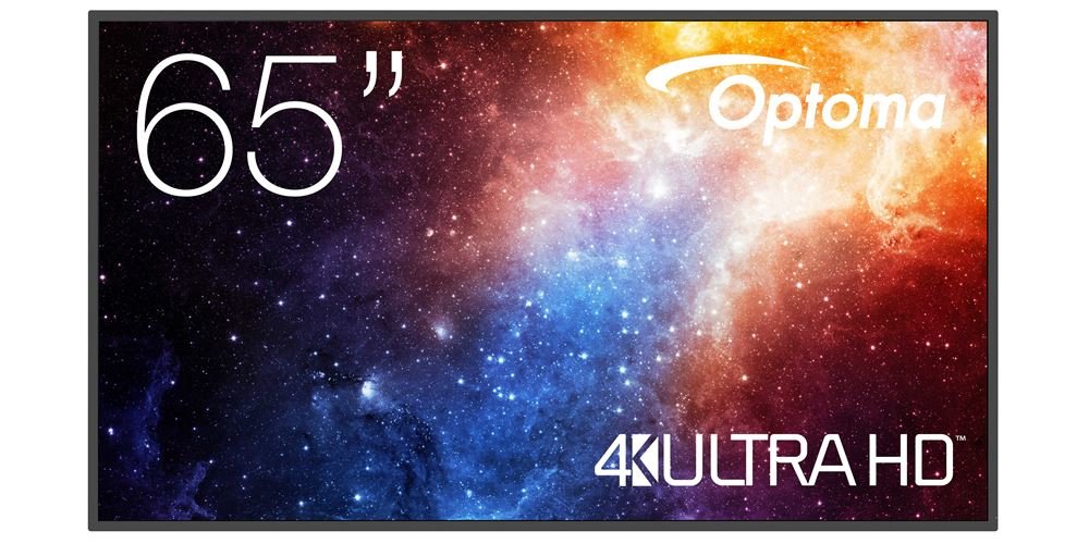 Optoma N3651k Pantalla Plana Para Señalización Digital 165,1 Cm (65") Led Wifi 450 Cd / M² 4k Ultra Hd Negro Android 11 24/7