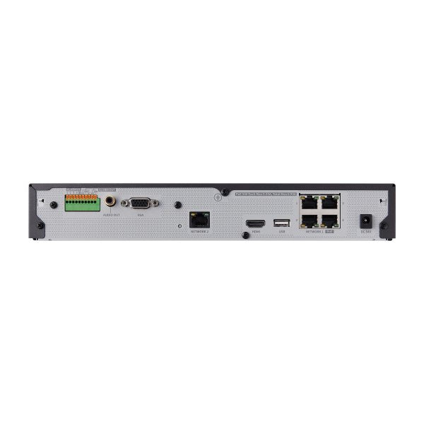EAN 8801089177872 - Hanwha XRN-420S Grabadore de vídeo en red (NVR) Negro imagen 3