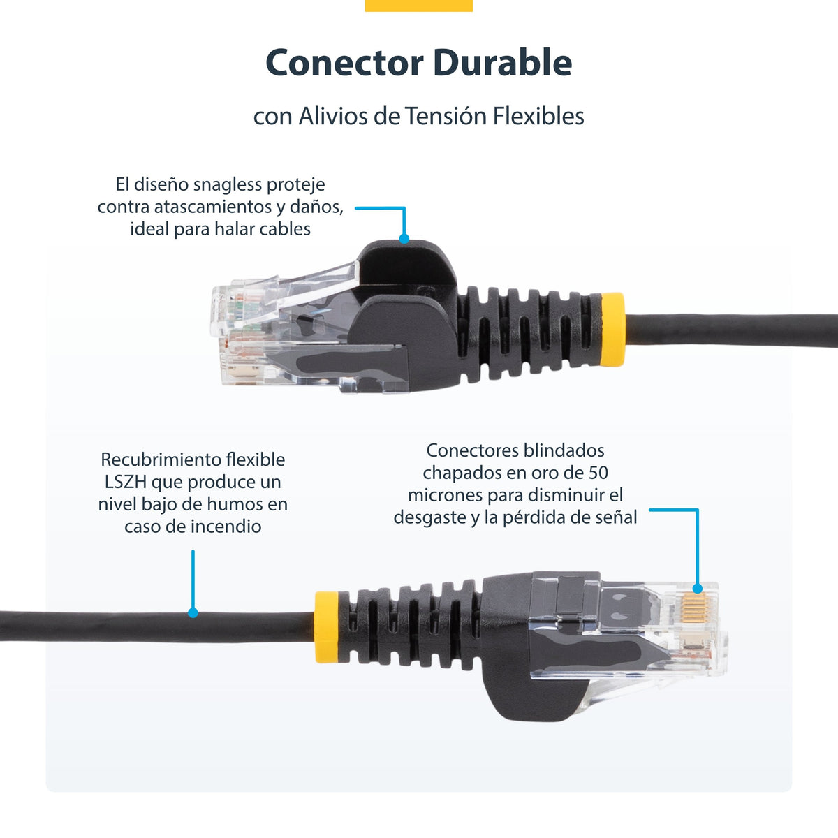 EAN 0065030918497 - StarTech.com N6PAT150CMGNS cable de red U/UTP (UTP) Alrededor imagen 7