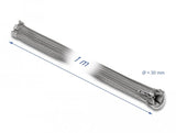 Delock Manga Trenzada Con Cremallera Resistente Al Calor 1 M X 30 Mm Gris
