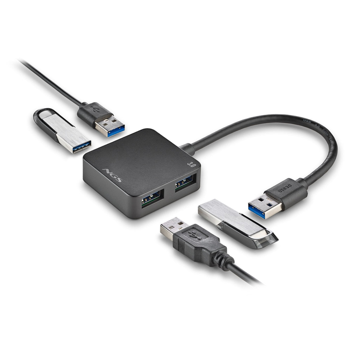 Ngs Ihub3.0 Tiny Hub Usb 3.0 - 4 Puertos Usb 3.0