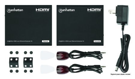 EAN 0766623207980 - Manhattan 207980 ampliador de red Transmisor y receptor de red Negro imagen 3