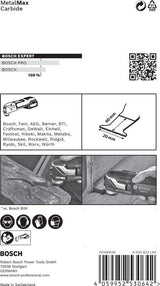 EAN 4059952530642 - Bosch 2 608 900 012 accesorio para herramienta multifunción Hoja de corte de inmersión imagen 8