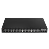 Edimax Industrieller Vlan 54-Port Gigabit Poe+ Web Smart Switch Con 6 10gbe Sfp+