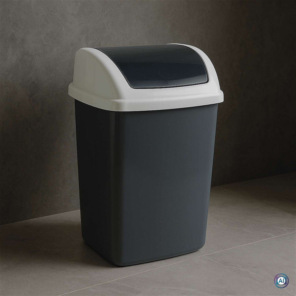 Maul Abfallbehälter Maulswing 10l Schwingdeckel Kunmmoff