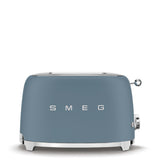 Tostadora Smeg 2x2 Estilo Años 50 Azul Tormenta Mate Tsf01sbmeu