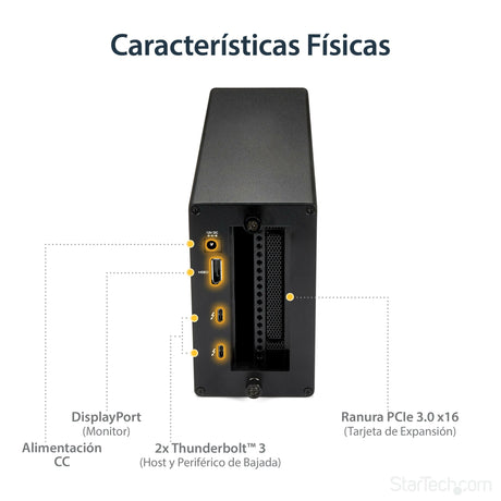 EAN 0065030868440 - StarTech.com TB31PCIEX16 base para portátil y replicador de puertos Alámbrico Negro imagen 10