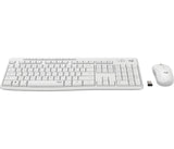Logitech Mk295 Silent Juego De Teclado Y Ratón Inalámbrico 2.4 Ghz Qwerty Inglés Blanco Apagado