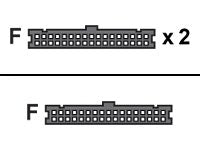 EAN 0672042051076 - Supermicro Floppy Cable, 3-connector imagen 1