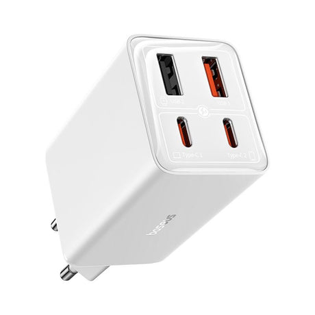 EAN 6932172644437 - Baseus GAN6 65W ADPTR + 100W C KBL-BYZ cargador de dispositivo móvil PDA, Tableta, Teléfono Blanco Corrie imagen 4