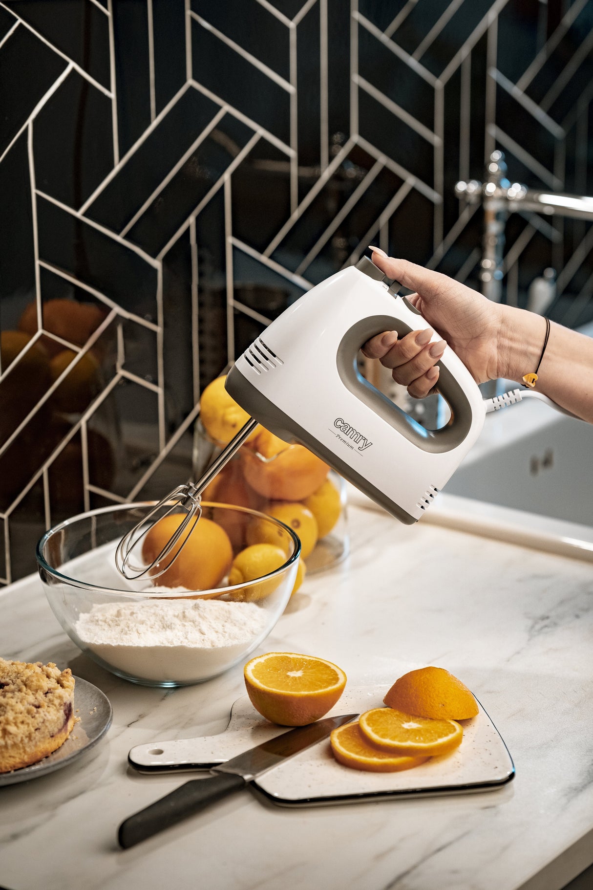 EAN 5903887801911 - Camry Premium CR 4220W batidora Batidora de mano 750 W Gris, Blanco imagen 8