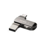 EAN 0843367129072 - Lexar JumpDrive LJDD400128G-BNQNG unidad flash USB 128 GB USB Tipo C 3.2 Gen 1 (3.1 Gen 1) Gris imagen 3