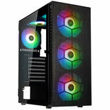 Caja Pc Semitorre Atx Observatory Hf Mesh A-Rgb Negro Kolink Bahías Int: 2x3.5'' O 2.5''/ 2x3.5''O 2.5''/ 2 X 2.5/ 2xusb2.0, 1xusb3.0/ Audio In/Out