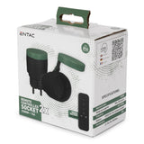 Entac Ferngemeuert Aussenmeckdose 2er Set Negro Ip44