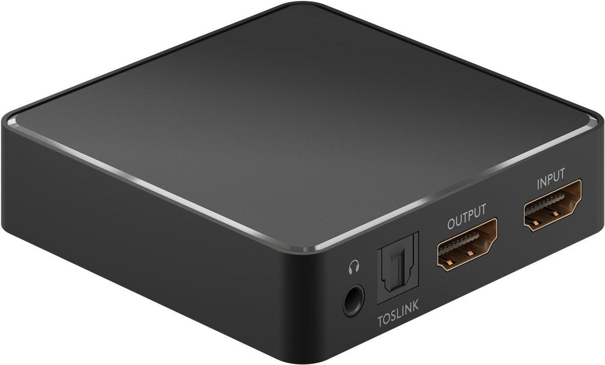 Goobay Extractor De Audio Hmdi 4k @ 30 Hz, Divisor Hdmi Negro 58469