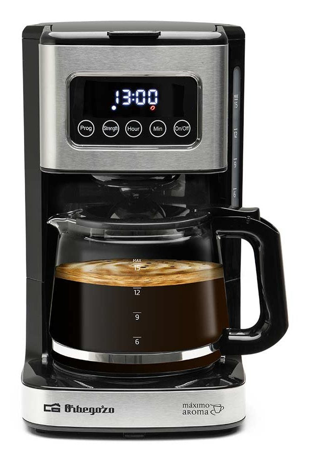 Cafetera De Goteo Orbegozo Cg 6015 15 Tazas Negra