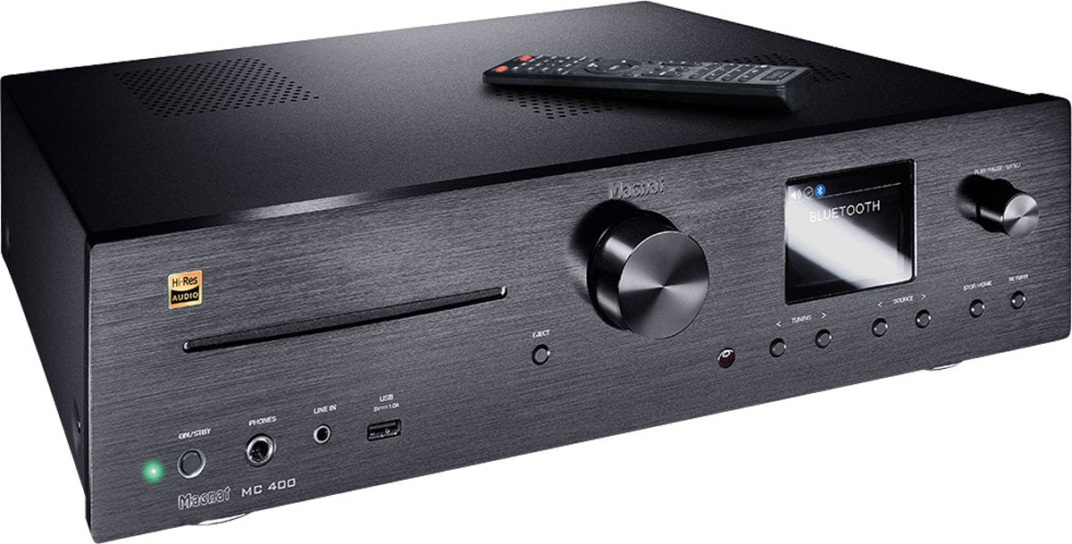 Magnat Mc 400 - Reproductor De Red 40 W, 2.0 Canales Estéreo, Negro