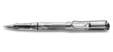 Lamy Pluma Estilográfica Vista 012m Punta Media Tinta Azul Color Transparente