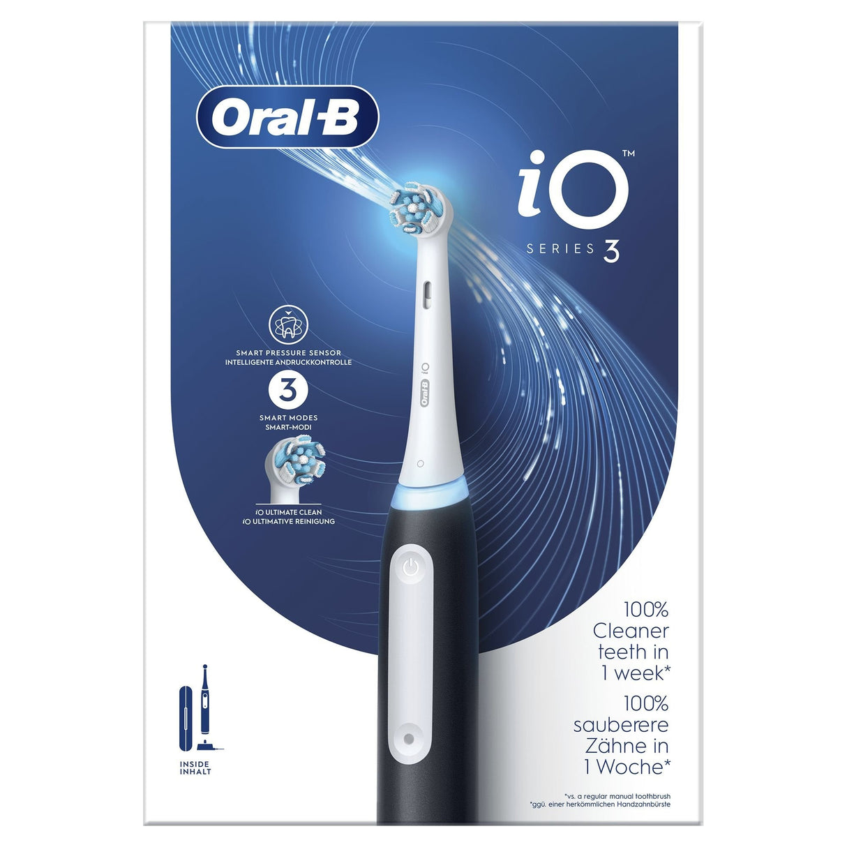 Oral-B 8006540731536 Cepillo Eléctrico Para Dientes L Oscilante Negro, Blanco