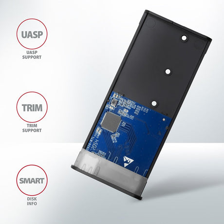 EAN 8595247906328 - Axagon EEM2-SG2 caja para disco duro externo Caja externa para unidad de estado sólido (SSD) Gris M.2 imagen 8