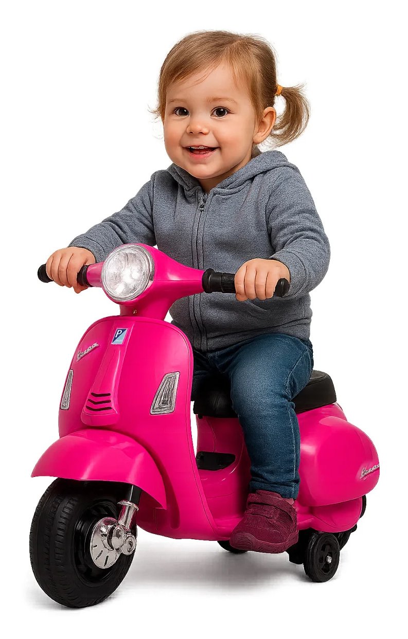 Jamara Ride-On Vespa Mini Rosa Li-Power 8.4