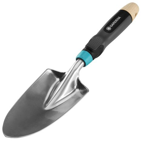 Gardena 17700-20 Pala Y Paleta Pala De Jardín Acero Negro, Gris, Plata