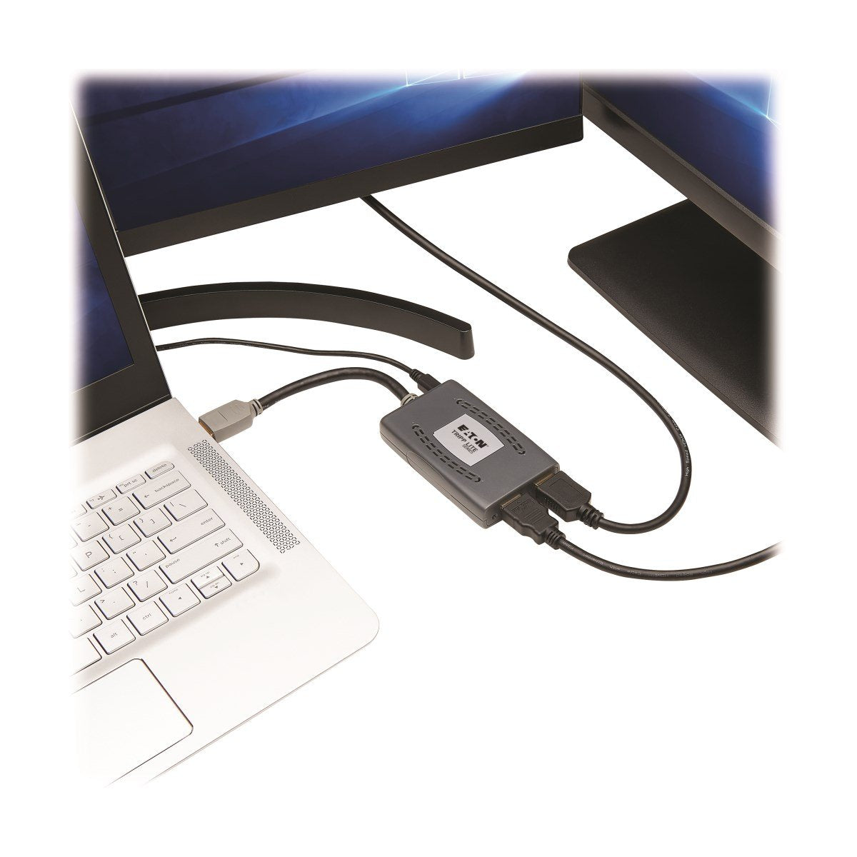 Eaton Tripp Lite   2-Port Hdmi Splitter 4k @ 60 Hz 4:4:4 Multi-Resolution Support Hdr Hdcp 2.2 Usb Powered Taa