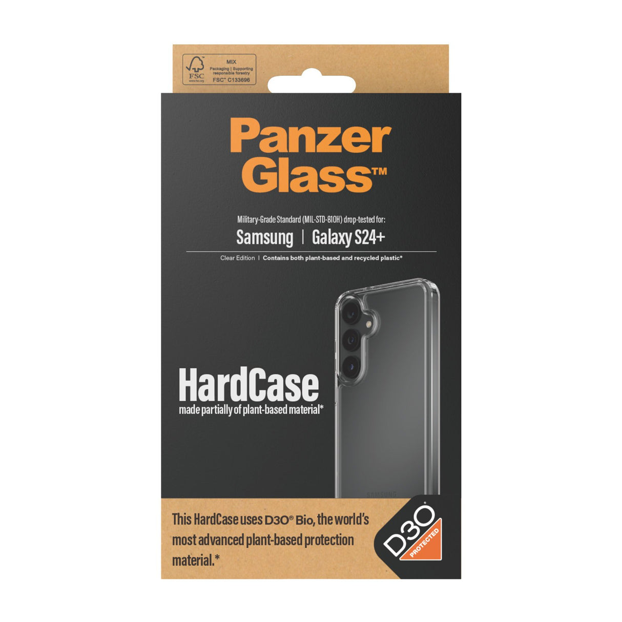 EAN 5711724012112 - PanzerGlass ® HardCase Transparent w. D3O® Samsung Galaxy S24+ funda para teléfono móvil Transparente imagen 3