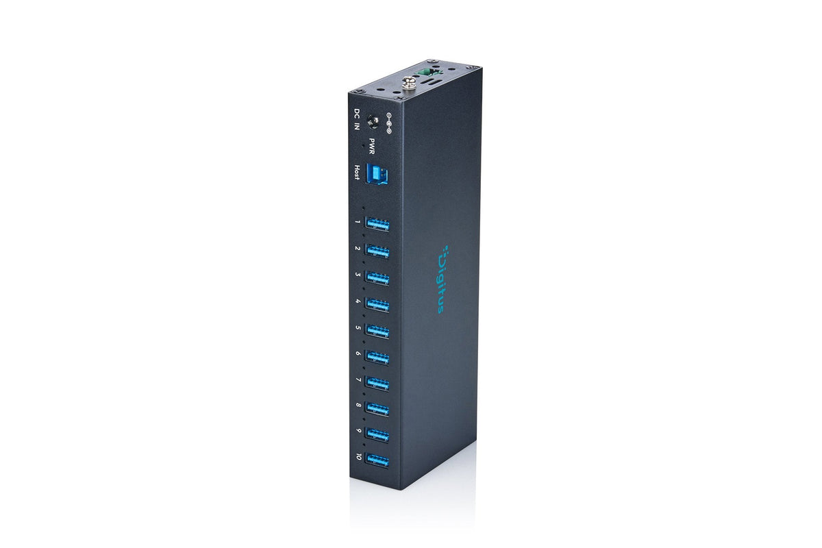 Digitus Usb-A-Hub 10-Port 3.2->10xusb A Industrial