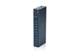 Digitus Usb-A-Hub 10-Port 3.2->10xusb A Industrial