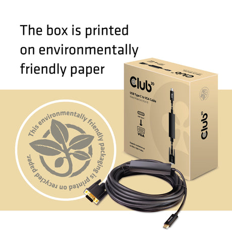 EAN 8719214471231 - CLUB3D cac-1512 5 m USB Tipo C VGA (D-Sub) Negro imagen 4