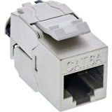 Inline® Keystone Rj45 Jack Slim, Snap-In, Cat.6a, Integrated Cable Tie