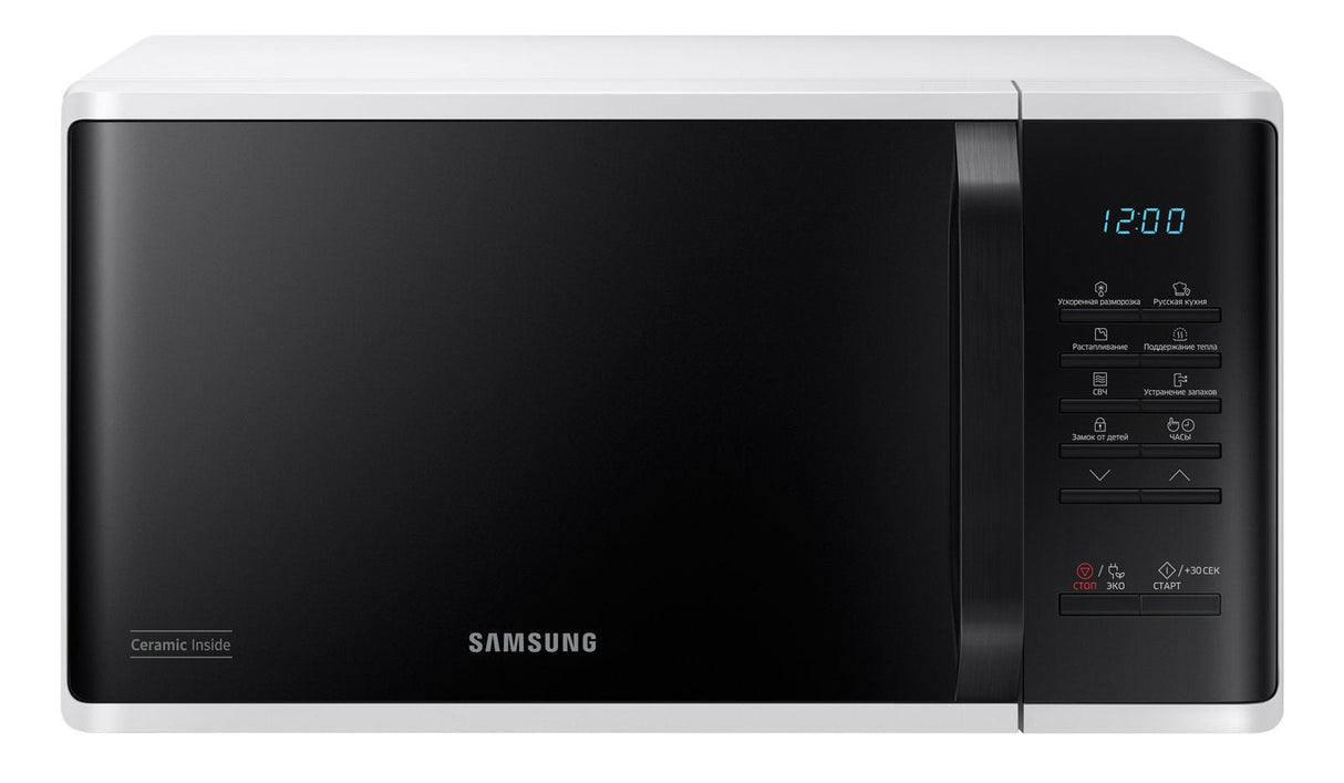Microondas Samsung Ms23k3513aw/En Negro/Blanco Ms23k3513aw/En