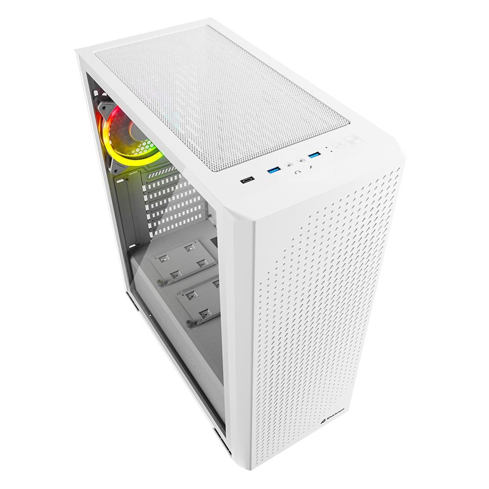 Caja Pc Sharkoon Atx Midi Vs9 Rgb Blanca 4044951039128