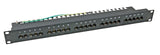 Efb Patch Panel 25 X Rj45 8 4 1he Isdn, Ral9005, Cat. 3