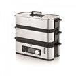 EAN 4211129119641 - WMF KITCHENminis 0415090011 vaporizador 2 cesta(s) Encimera 900 W Negro, Acero inoxidable imagen 1