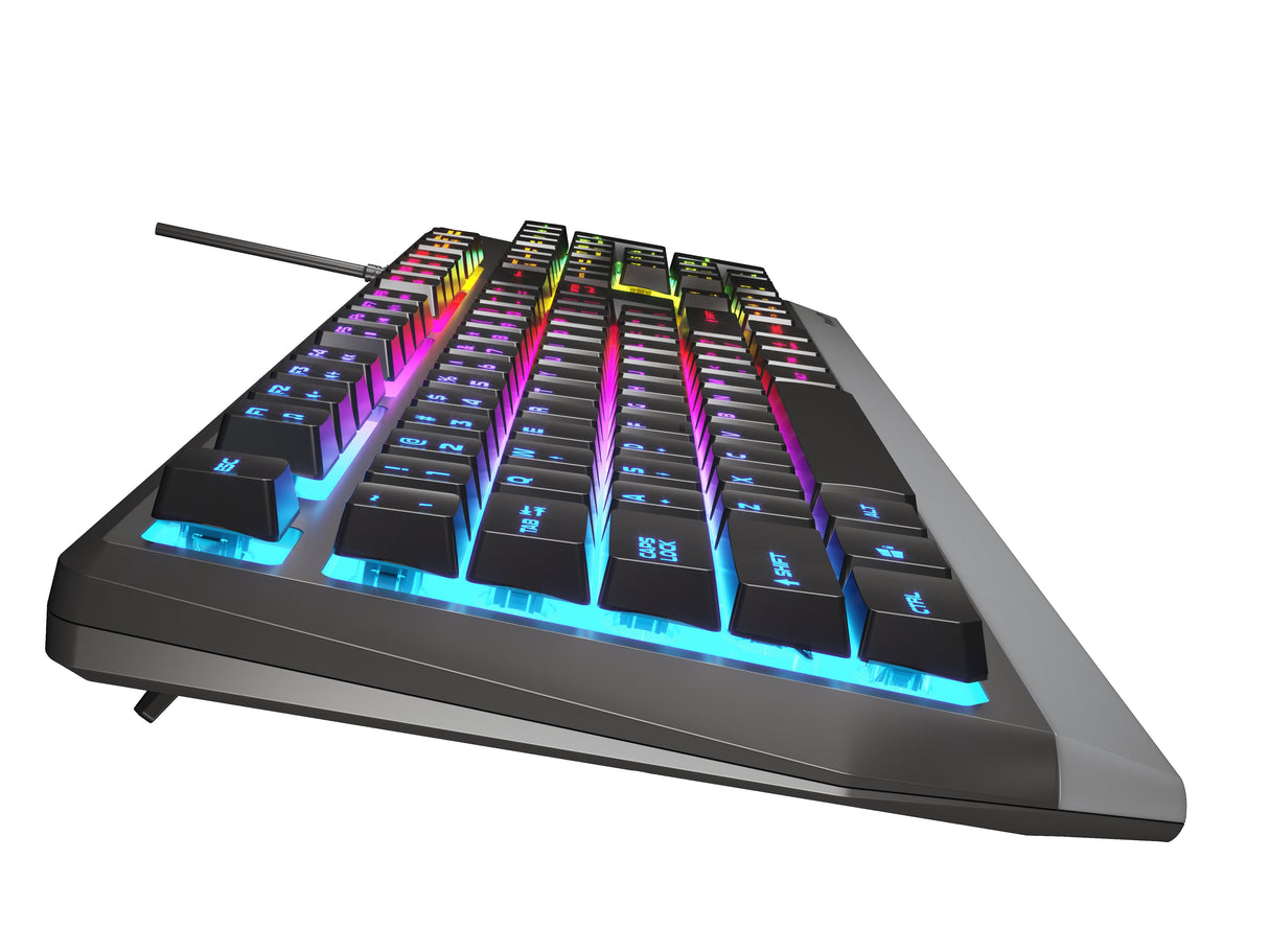 Teclado Gaming Genesis Rhod 300 Rgb Retroiluminado Español