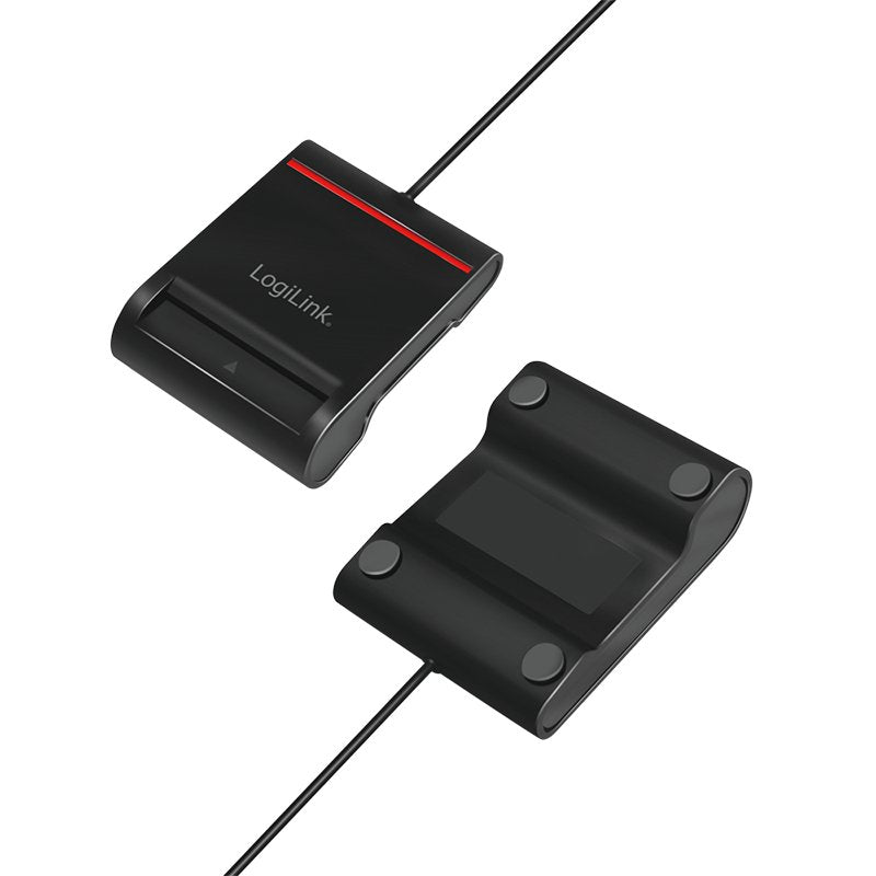 Lector De Tarjetas Externo Logilink Dni Criptograficas/Negro Cr0047