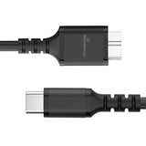 Mediarange Ladecable Micro-B A Usb-C Usb 3.0, 0,5m, Sw