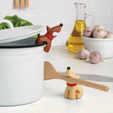 Ototo  Buddy Sandstone Beige Spoon Holder & Steam Releaser