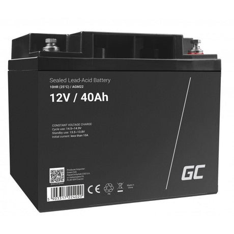 EAN 5903317224020 - Green Cell AGM22 batería para sistema ups Sealed Lead Acid (VRLA) 12 V 40 Ah imagen 1