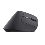 Ratón Trust Yuno Vertical Inalámbrico - Ergonómico - Recargable - Negro