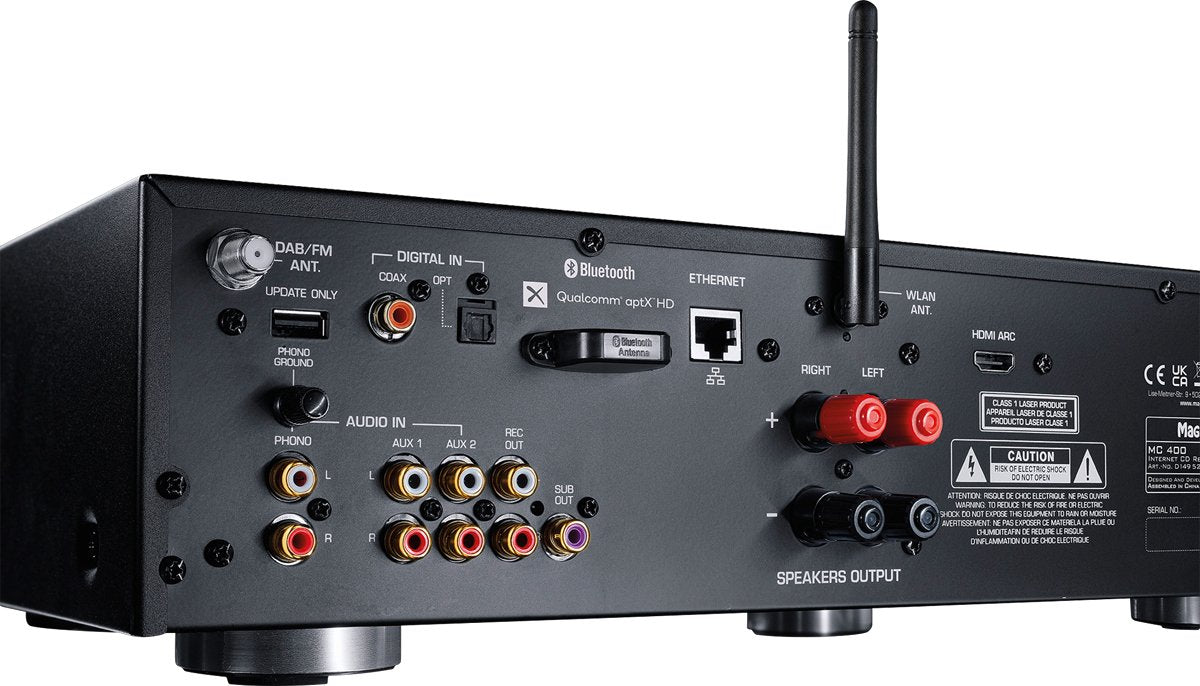 Magnat Mc 400 - Reproductor De Red 40 W, 2.0 Canales Estéreo, Negro