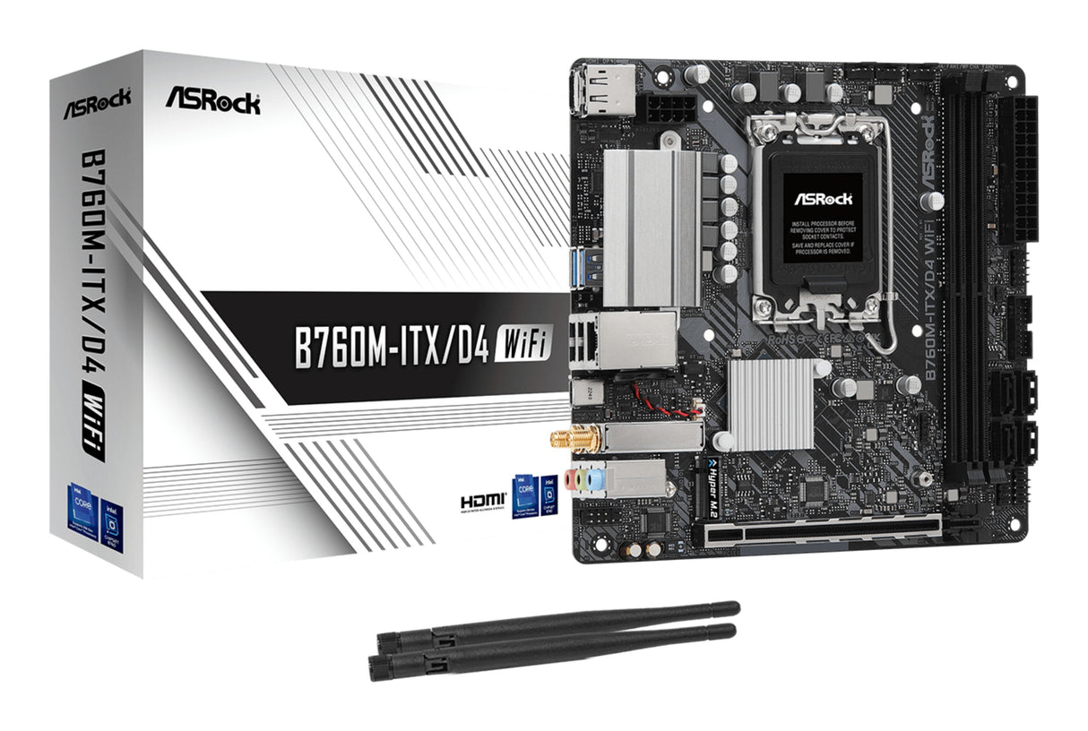 EAN 4710483942242 - Asrock B760M-ITX/D4 WiFi Intel B760 LGA 1700 mini ITX imagen 1