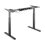Aisens Bastidor De Escritorio Motorizado - Altura Ajustable Panel De Control - 80kg - Negro