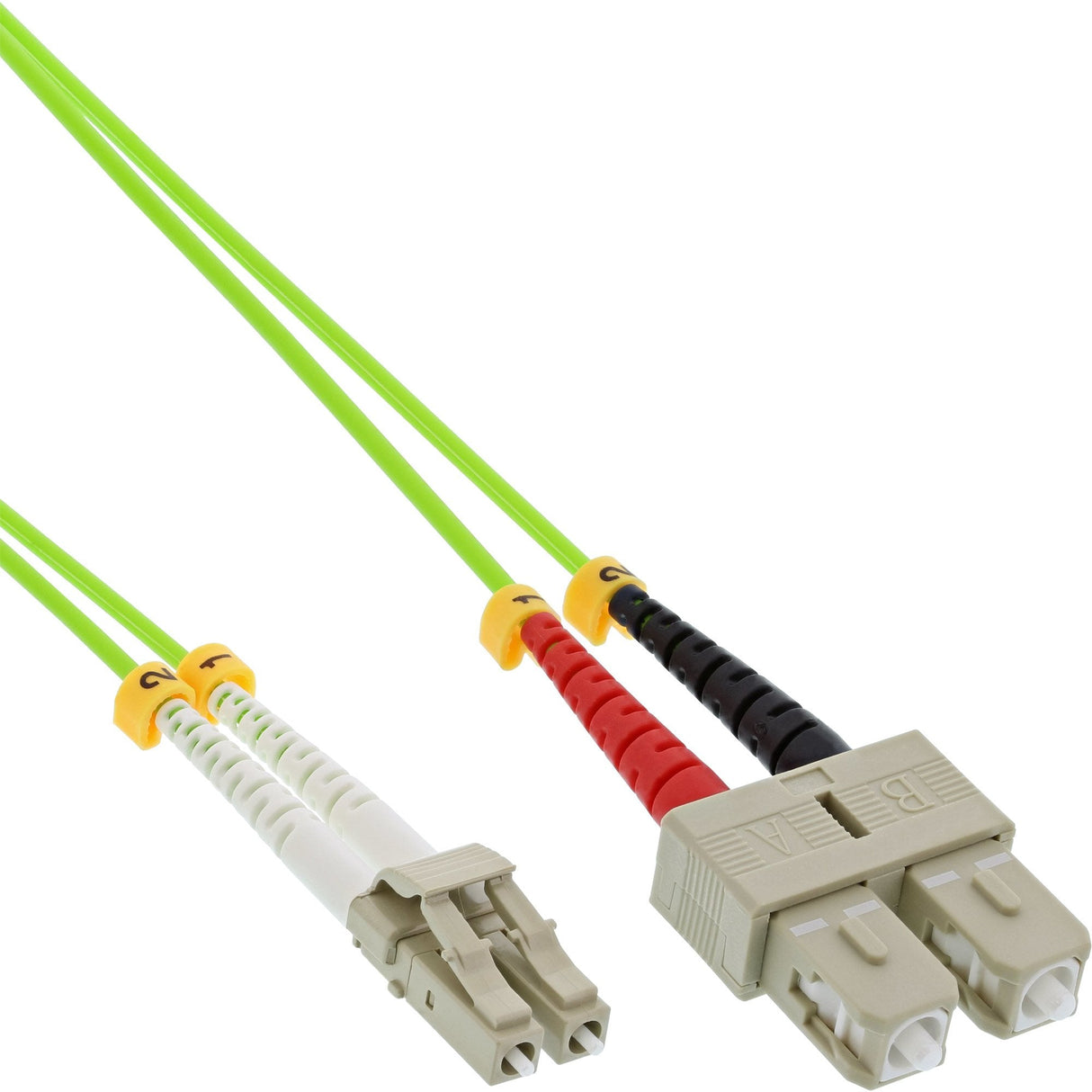 Cable Dúplex De Fibra Óptica Inline Lc/Sc 50/125?M Om5 5m