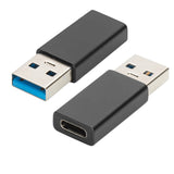 Ewent Adaptador Usb - A 3.0  A Usb - C Negro
