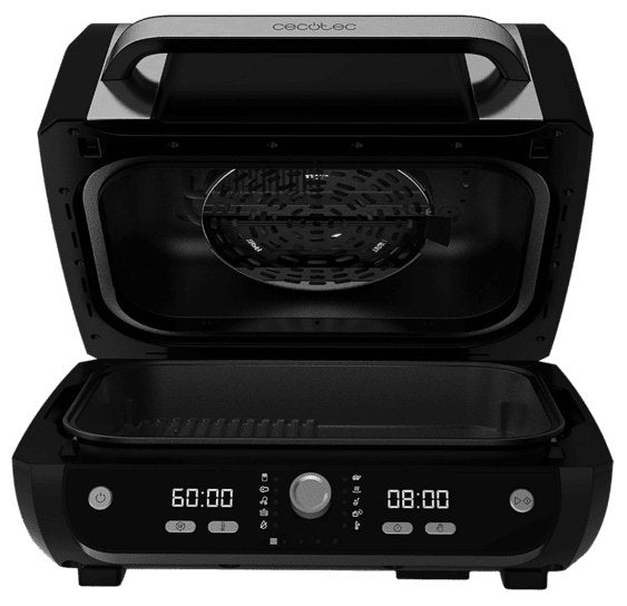 Freidora Cecotec Cecofry Firedome 8000 Pro Sencillo 8 L Independiente 1700 W De Aire Caliente Negro, Acero Inoxidable