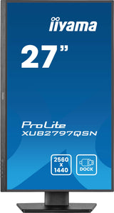 EAN 4948570125012 - iiyama ProLite XUB2797QSN-B2 pantalla para PC 68,6 cm (27") 2560 x 1440 Pixeles Quad HD LED Negro imagen 3