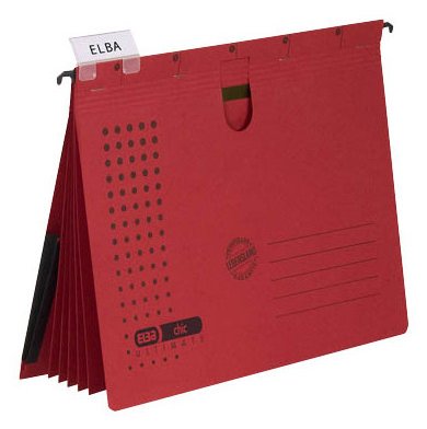 Elba Chic Ultimate Personalhefter Kaufmännische Heftung Din A4 Rojo